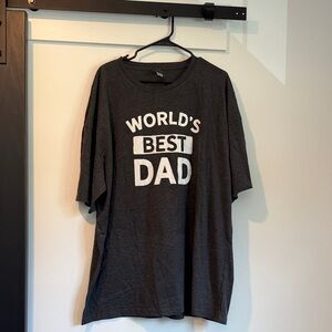 World's Best Dad Men's T-Shirt NWOT